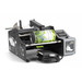 DTM AP380e bottle label applicator with a tea can, front right view