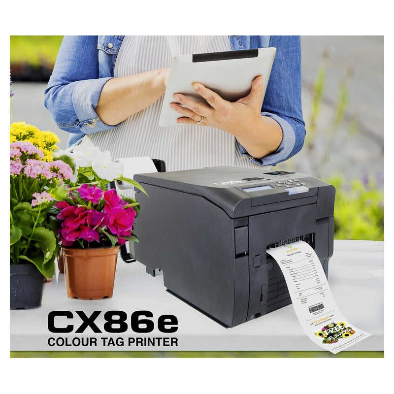 DTM cx86e colour tag printer plants