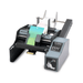 DTM PL400e pouch labeller with a pouch, front left view