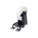 DTM UW-4 passive label unwinder with a label roll, isolated view