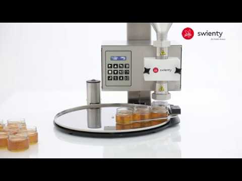 Swienty DANA api MATIC 1000 with 45 cm tabletop filling station demonstration