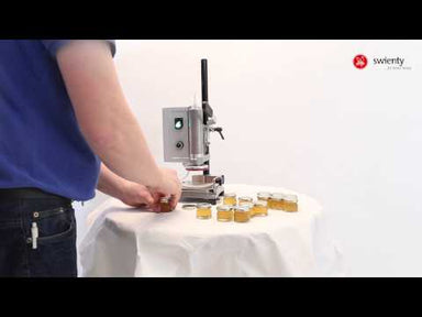 Swienty 110811 manual motorised lid fitter demonstration