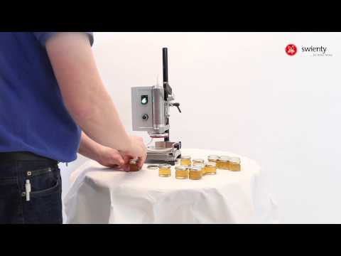 Swienty 110811 manual motorised lid fitter demonstration
